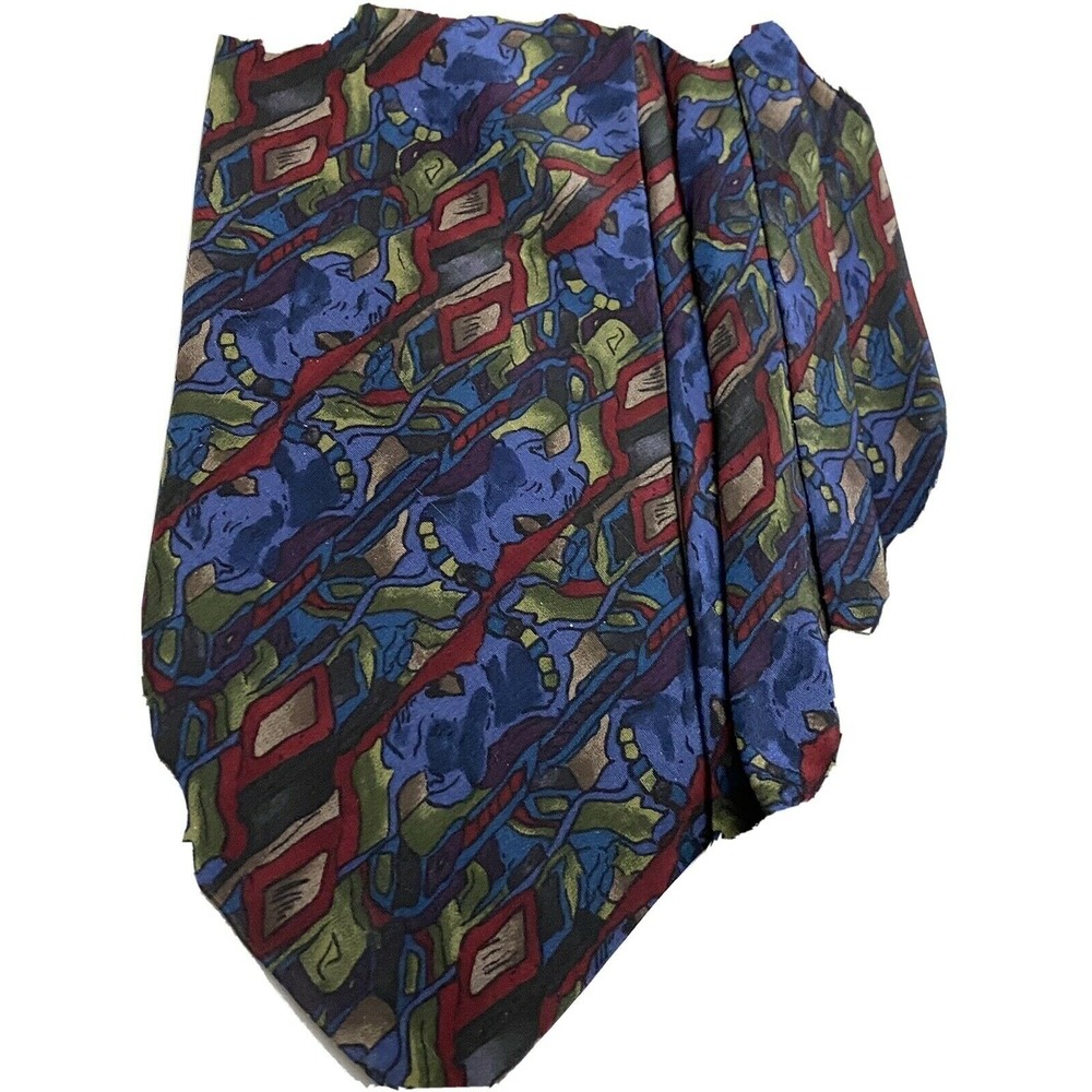 J. Garcia Neckwear Stonehenge Limited Necktie‎ Multi-Color 100% Silk